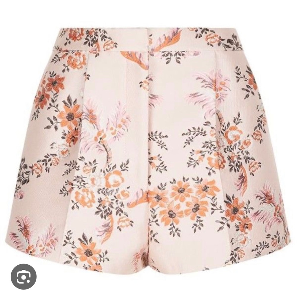 Stella McCartney pink floral shorts